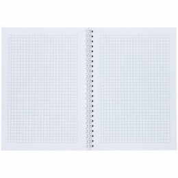 сделано в России Блокнот Salvador в клетку, черный