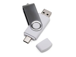 Разное USB3.0/USB Type-C флешка на 32 Гб «Квебек C», белый