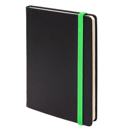 Happy gifts Набор подарочный HYPER: кружка, ежедневник, ручка; черный/зеленый