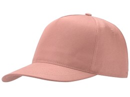 US Basic Бейсболка "Poly" 5-ти панельная 120гр, лососевый