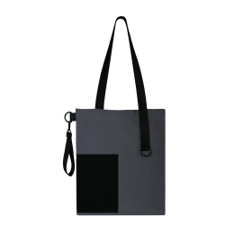 1 Шоппер Superbag Color (темно-серый с чёрным)