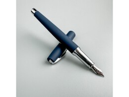Bruno Visconti Ручка металлическая перьевая "Sienna" софт-тач, синий