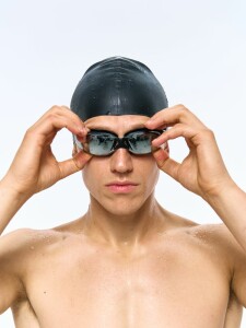 Разное Шапочка для плавания Aquasana, черная