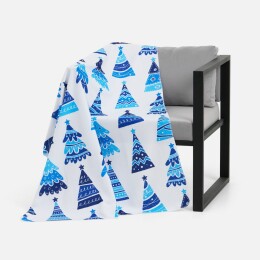 сделано в России Флисовый плед Imaginario, синий