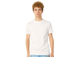 US Basic Футболка "Heavy Super Club" с боковыми швами, мужская, молочный