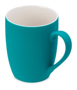 Разное Кружка с покрытием soft-touch “Tulip Gum”, бирюзовый 320C