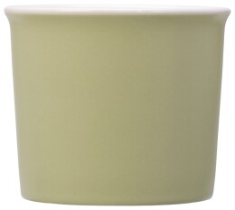 Разное Матовая кружка Nancy 360 мл цветная снаружи, белая внутри, оливковый