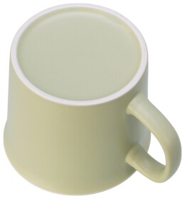 Разное Матовая кружка Nancy 360 мл цветная снаружи, белая внутри, оливковый