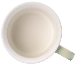 Разное Матовая кружка Nancy 360 мл цветная снаружи, белая внутри, оливковый