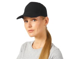 US Basic Бейсболка "New York" 5-ти панельная, черный (Р)