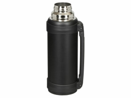 Tour de Grass Вакуумный термос "Hotwell" с медной изоляцией и порошковой краской, 1.4л, черный