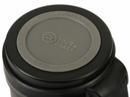 Tour de Grass Вакуумный термос "Hotwell" с медной изоляцией и порошковой краской, 1.4л, черный