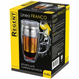 Regent Кружка с ситом для заваривания Linea Franco
