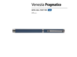 Bruno Visconti Ручка металлическая шариковая "Venezia Pragmatico" софт-тач, синий