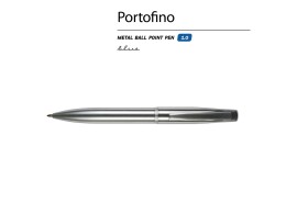 Bruno Visconti Ручка металлическая шариковая "Portofino", серебристый