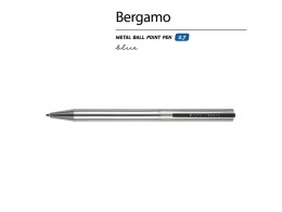 Bruno Visconti Ручка металлическая шариковая "Bergamo", серебристый