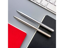 Bruno Visconti Ручка металлическая шариковая "Bergamo", серебристый