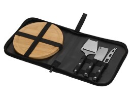 Разное Набор для сыра с приборами "Fabrizio", черный (Р)