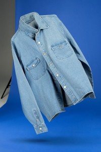 andor Куртка джинсовая O3, голубая