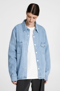 andor Куртка джинсовая O3, голубая