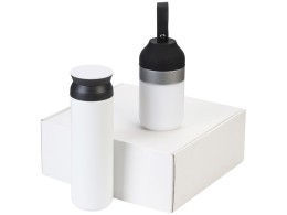 Разное Подарочный набор с колонкой и термосом «Black&White», белый/черный