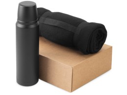 Разное Подарочный набор с термосом и пледом «Serenity», черный