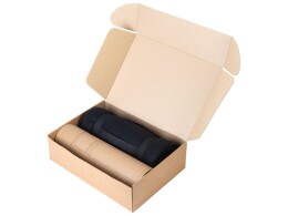 Разное Подарочный набор с термосом и пледом «Serenity», черный