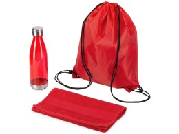 Разное Спортивный набор с бутылкой и полотенцем «Beginner», красный