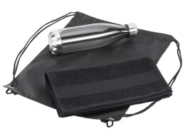 Разное Спортивный набор с бутылкой и полотенцем «Beginner», черный