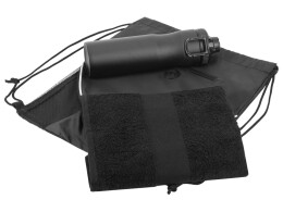 Разное Спортивный набор со стальной бутылкой и полотенцем «Advanced», черный