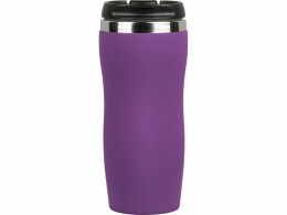 Разное Термокружка "Double wall mug C1", soft touch, 350 мл, фиолетовый (Р)