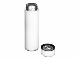 Waterline Вакуумный термос «Module X» с индикатором температуры, 500 мл, тубус, белый (Р)