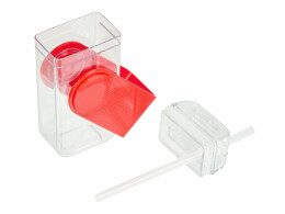 ASOBU Бутылка для воды JUICY DRINK BOX, красный (Р)