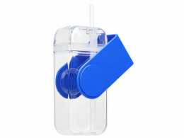 ASOBU Бутылка для воды JUICY DRINK BOX, синий (Р)