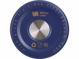 Waterline Вакуумная термокружка "Decart", 450 мл, тубус, ярко-синий (Р)