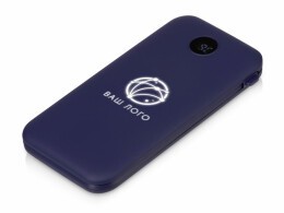 Evolt Внешний беспроводной аккумулятор с подсветкой лого «Astro», 10000 mAh, темно-синий (Р)