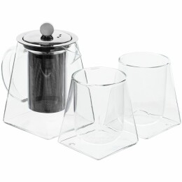 Разное Чайный набор Quadroni в темно-синей коробке