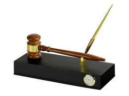 Разное Настольный прибор «Финансовый директор», коричневый/золотистый (Р)