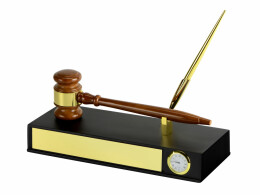 Разное Настольный прибор «Финансовый директор», коричневый/золотистый (Р)