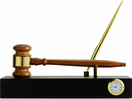 Разное Настольный прибор «Финансовый директор», коричневый/золотистый (Р)