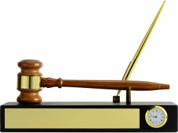 Разное Настольный прибор «Финансовый директор», коричневый/золотистый (Р)