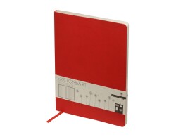 Bruno Visconti Скетчбук "Sketch & Art" в мягком переплете 179х250 мм, 80 л. бежевой бумаги 100 гр., красный