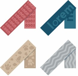 сделано в России Шарф на заказ Pluche Grand, XXL, акрил