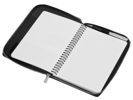 Разное Бизнес-блокнот на молнии А5 «Fabrizio», 80 листов, черный (Р)