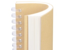 YoonY Блокнот на мягкой спирали А6 "Sahara", 60 листов 70 гр/м2, натуральный