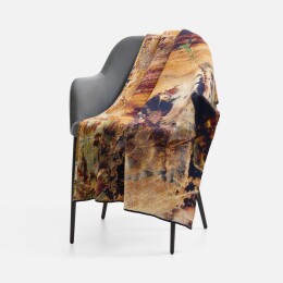 сделано в России Плед Multicolor Net на заказ, S, полушерсть