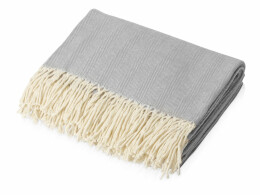 Разное Плед "Ёлочка" 150х180 см. ПРЕМИУМ (серый однотонное) (Р)