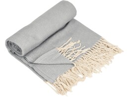 Разное Плед "Ёлочка" 150х180 см. ПРЕМИУМ (серый однотонное) (Р)