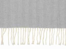 Разное Плед "Ёлочка" 150х180 см. ПРЕМИУМ (серый однотонное) (Р)