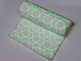 Разное Светящийся в темноте плед Lattice серый (Р)